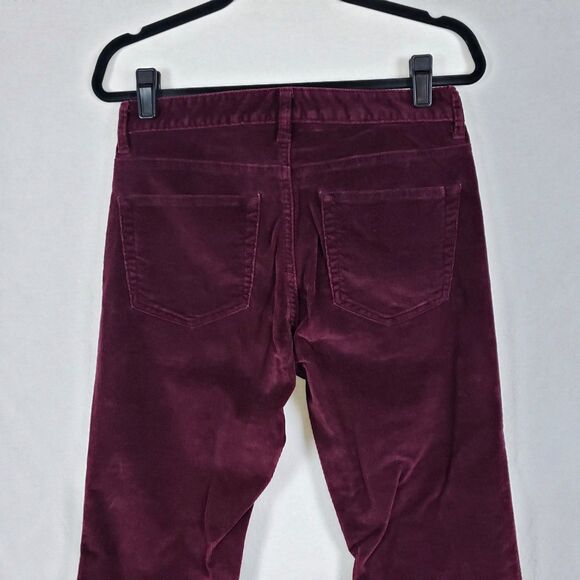 Gap Corduroy Pants Bootcut Womens 8 Burgundy Red Y2K Preppy Retro Whimsigoth - Picture 6 of 9